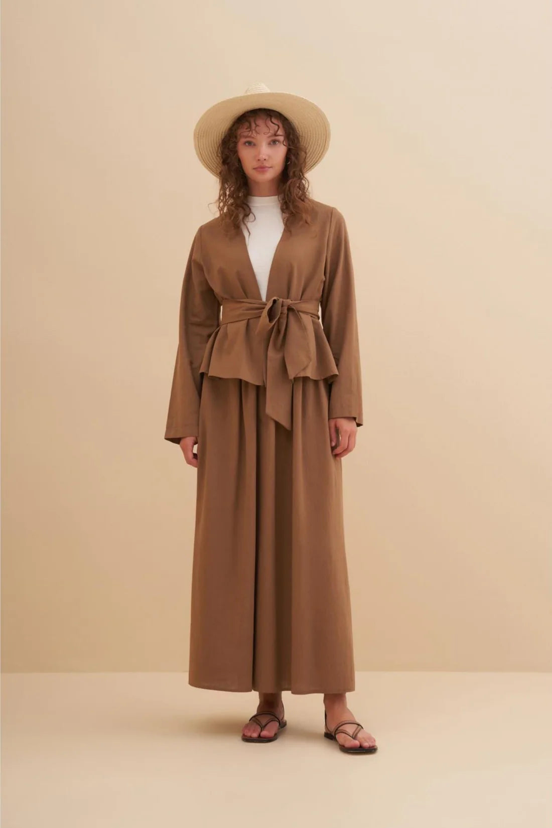 Desert Khaki skirt set