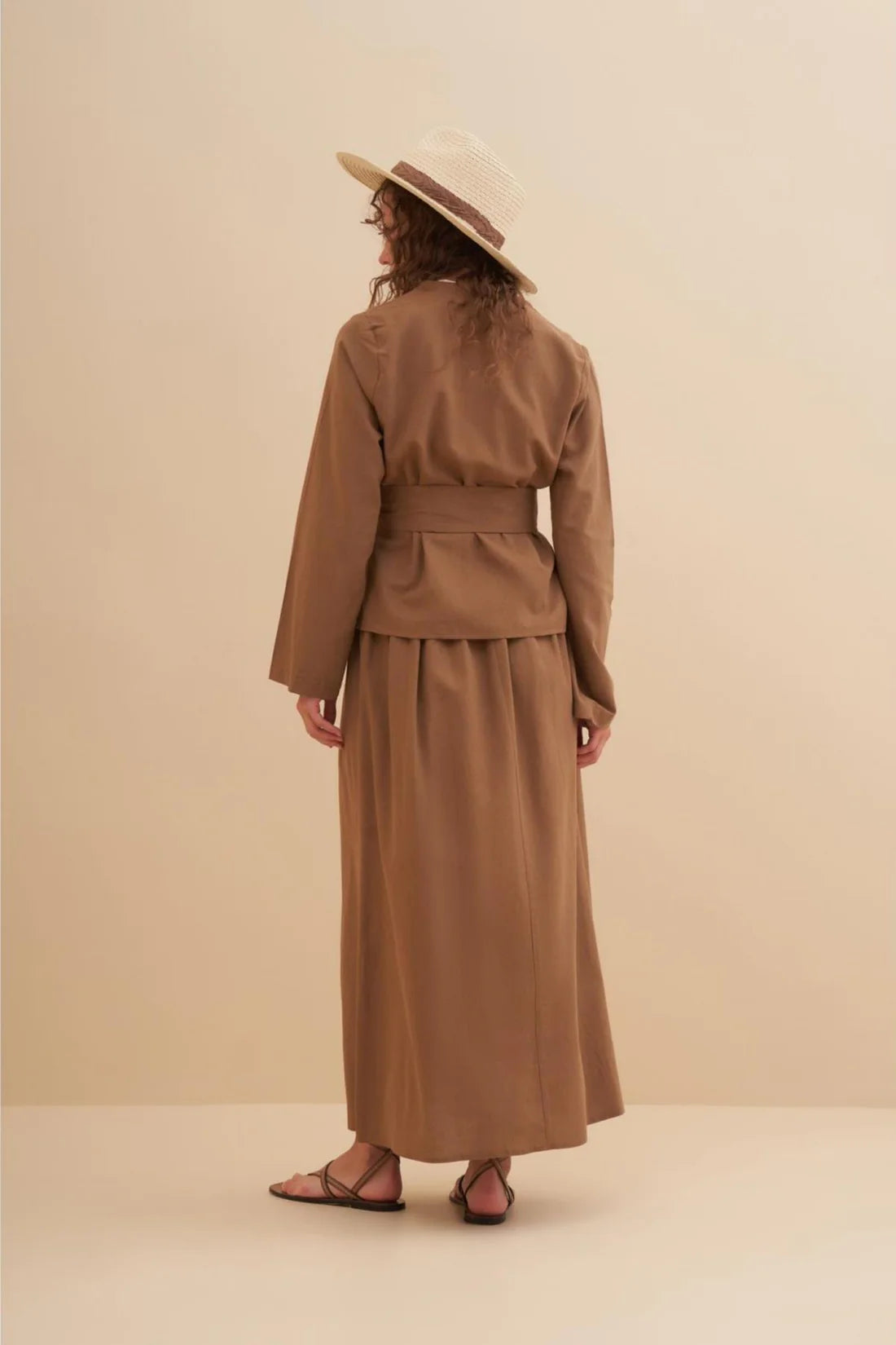 Desert Khaki skirt set