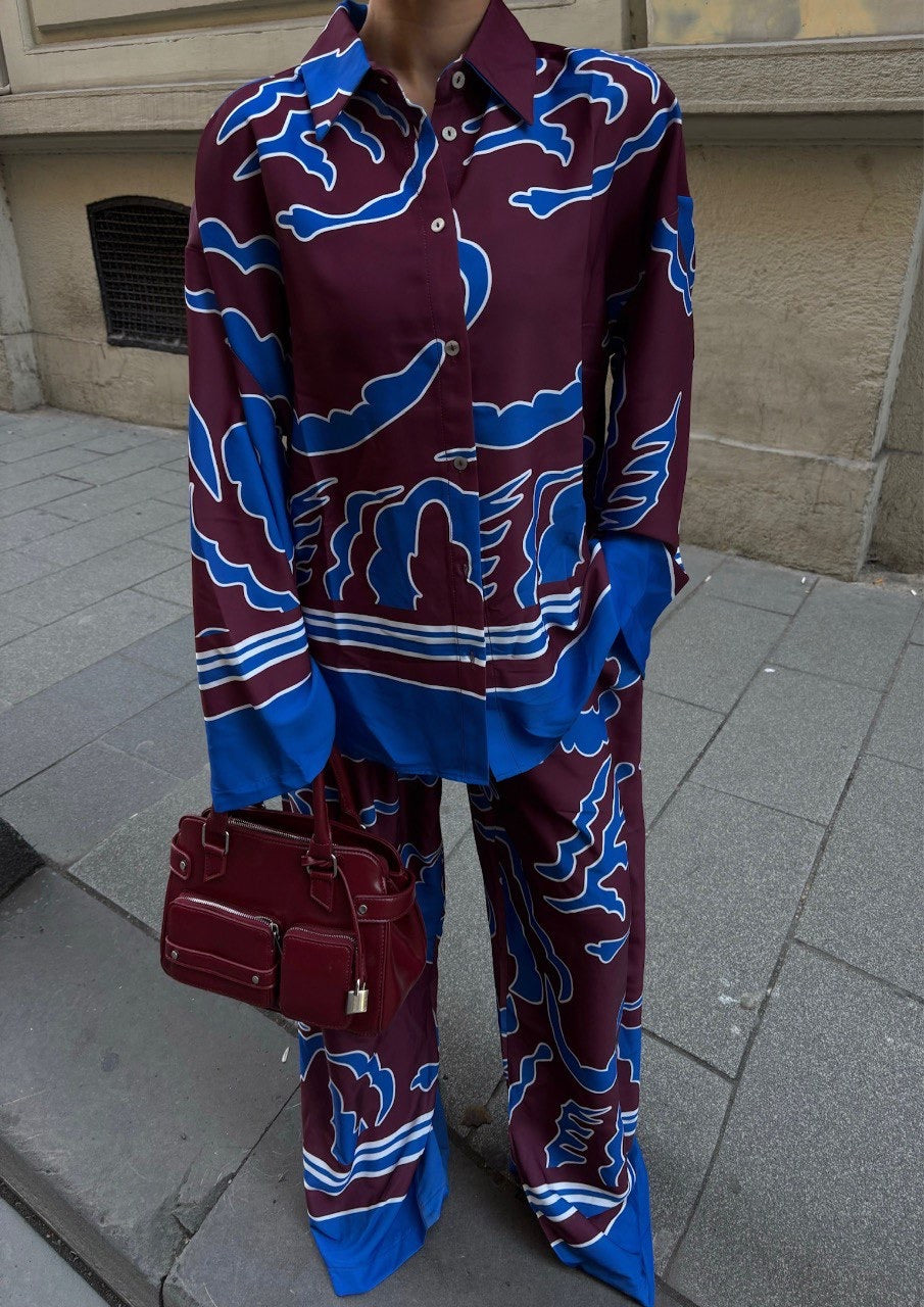 Lovely burgandy Set