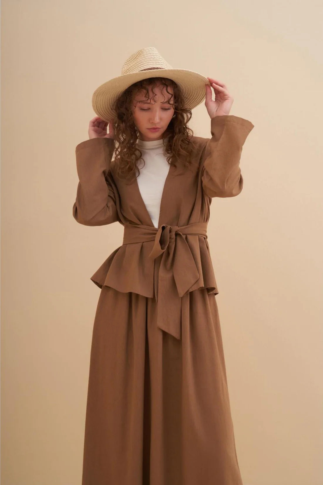 Desert Khaki skirt set