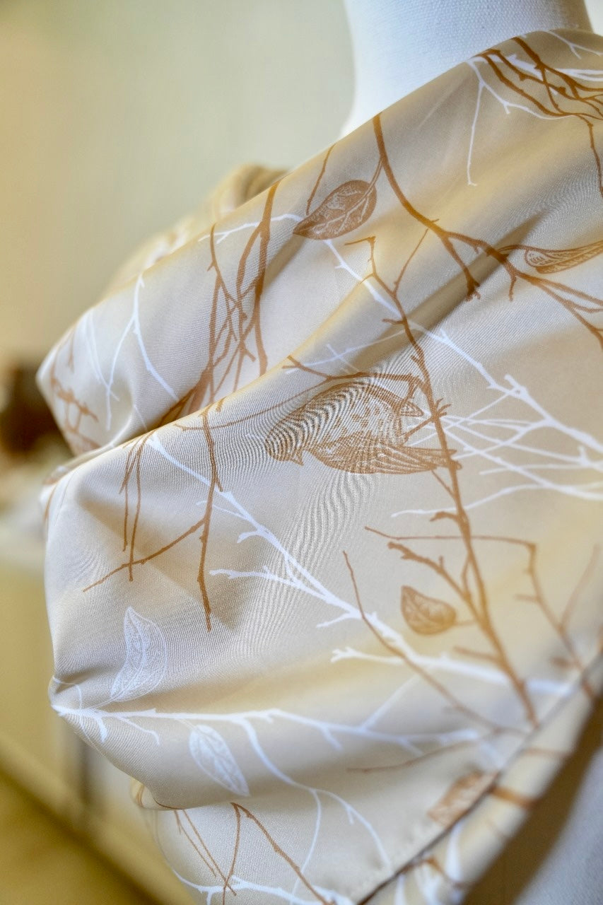 Gold Bird scarf