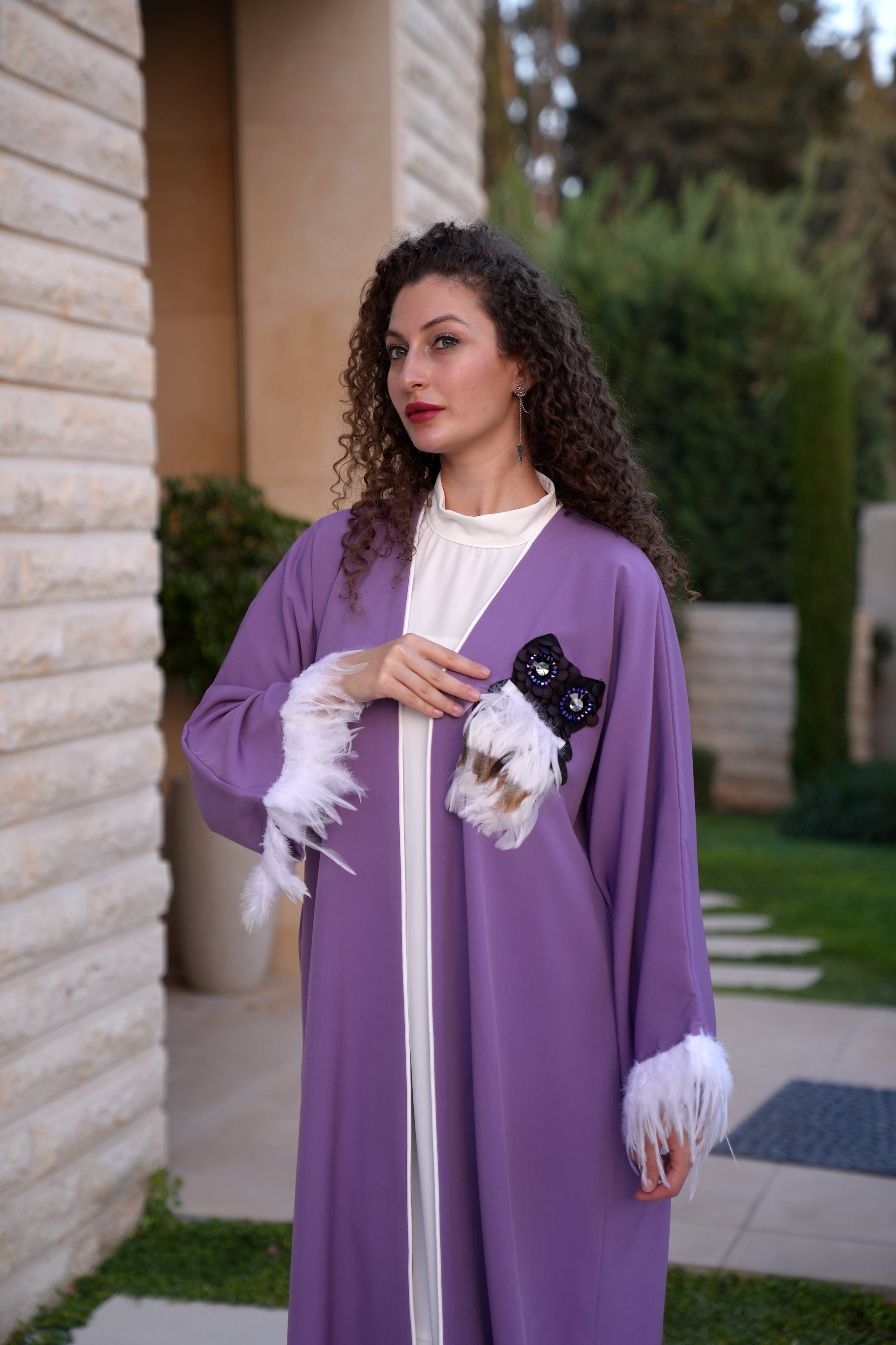 Lilac Abaya