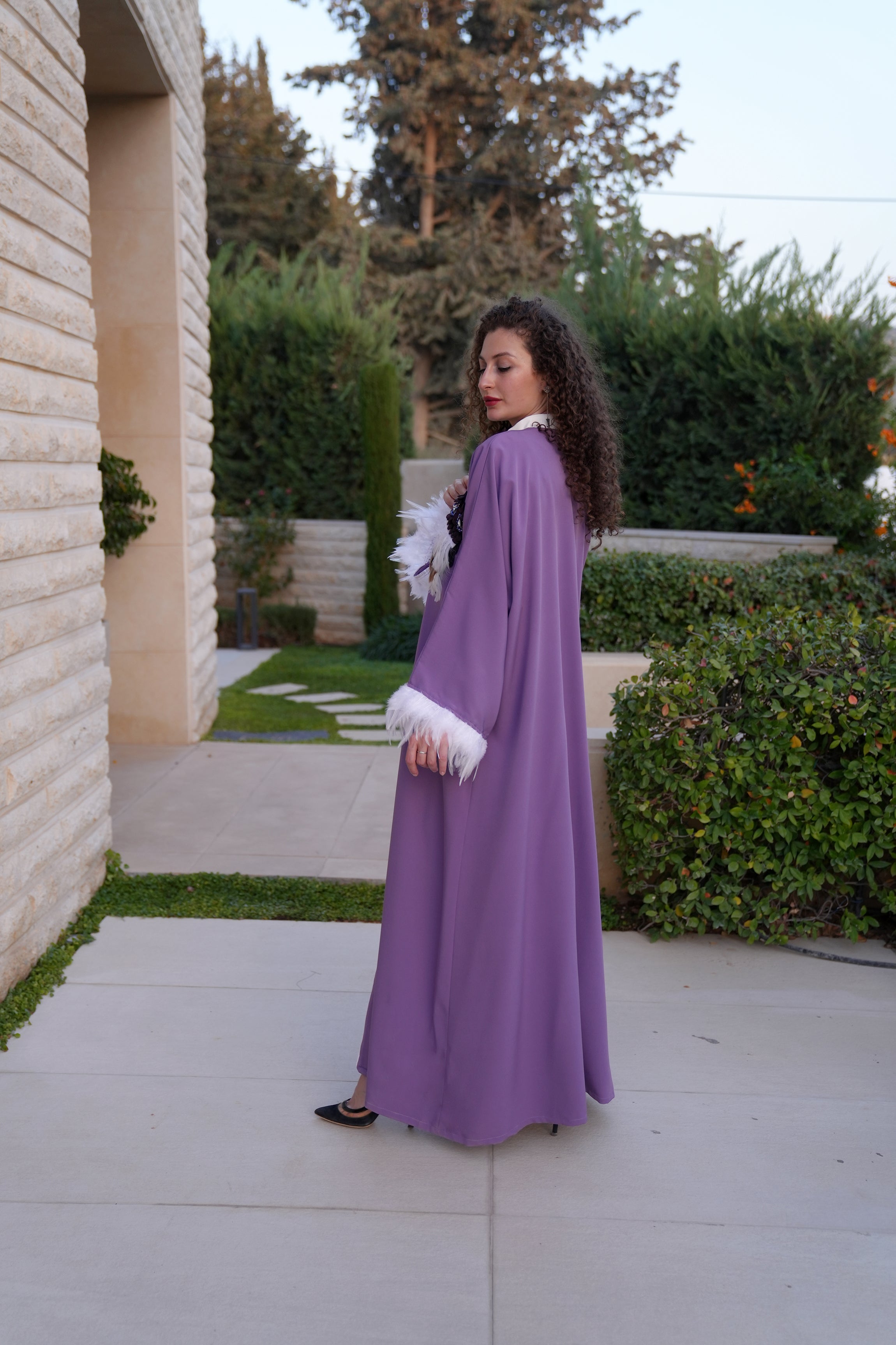 Lilac Abaya